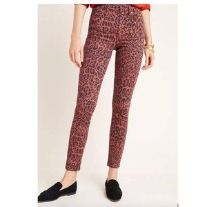 NWT $300 Joe's Leopord High-Rise Skinny Ankle Jean